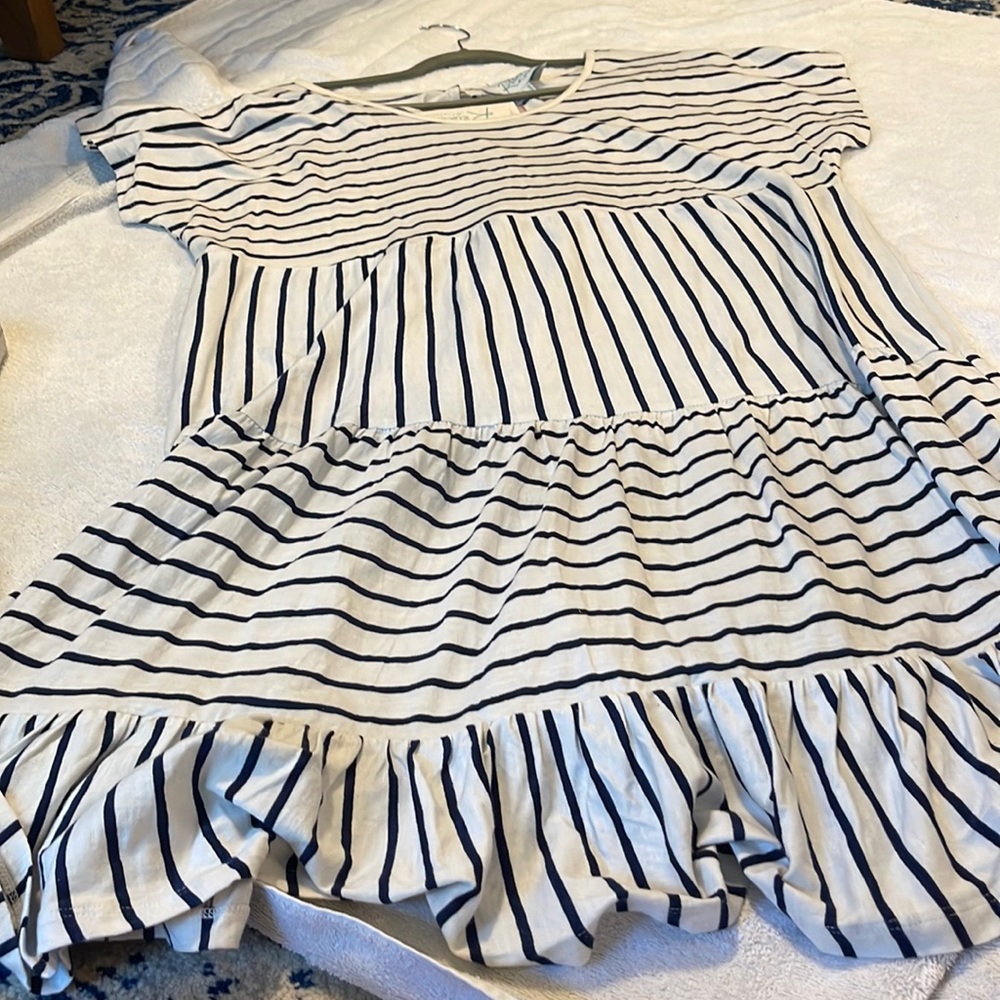 NWT navy and white summer dress